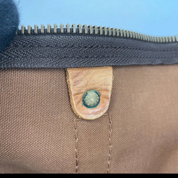 Louis Vuitton Monogram Canvas Duffel Bag with Tan Accents - Picture 12 of 16